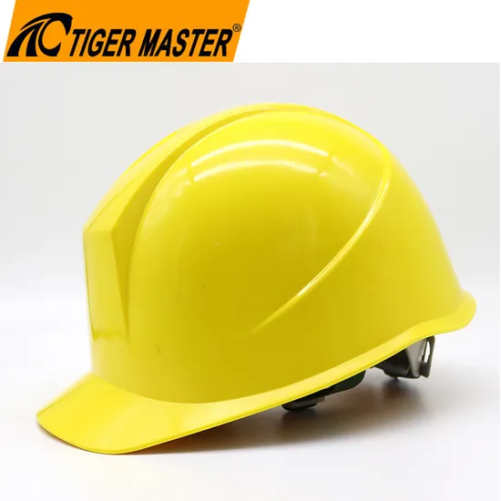 CE En 397 Yellow ABS Materials 6 Points Webbing Suspension Ratchet Custom Labor Industrial Safety Hard Hat 