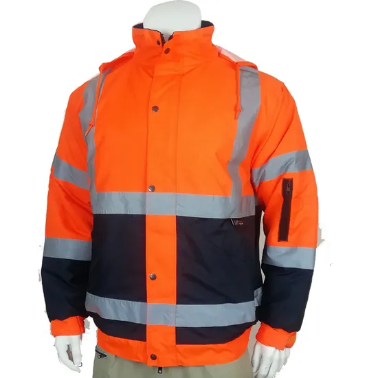 Safety Worker′s Wear Men′s Apparel High Quality Reflective Clothing Raincoat 