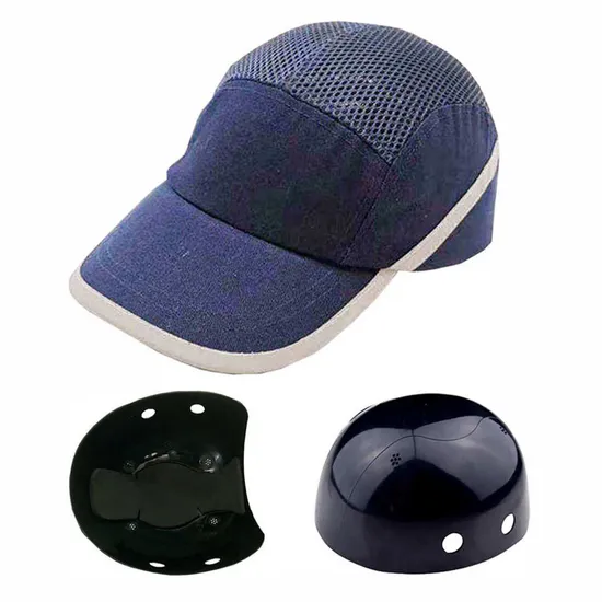 Safety Bump Cap Baseball Cap Protective Hat with Reflective Stripes 