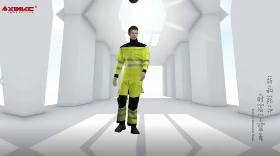 High Vis Safety Clothing Welding Work Pants Construction Work Clothes Overall 