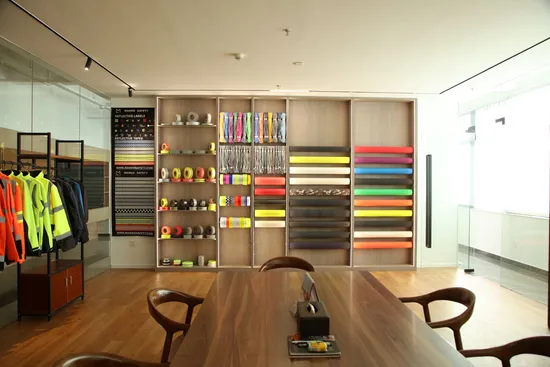 En20471 Certificated 100% Polyester Silver Reflective Tape 