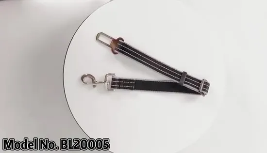Reflective Adjustable Polyester Dog Safety Seat Belt 