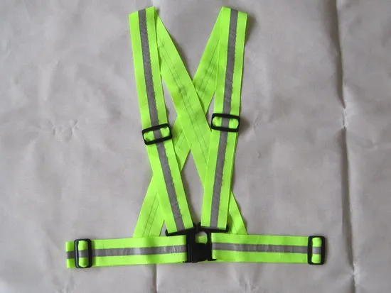 High Visibility Reflective Vest Wide Application Reflective LED Safety Vest New Reflective Belt Vest 