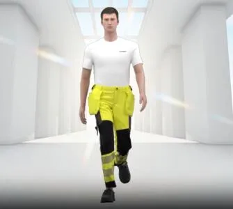 Customized High Quality Safety Work Trousers with Multiple Pockets for Men Construction Cargo Pants 