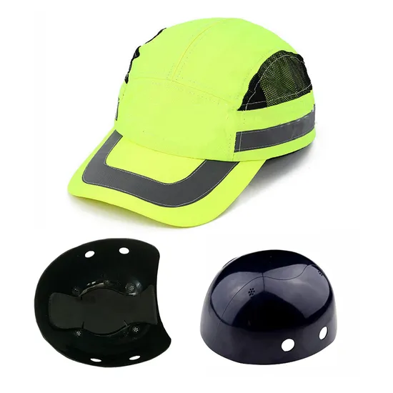 Bump Cap Safety Helmet Hard Hat with Reflective Stripes 