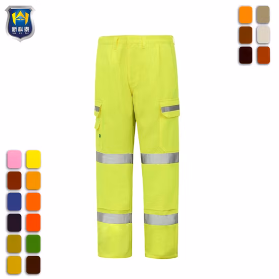 OEM Customized Safety Reflective Hi Vis Reflective Waterproof Workwear Safety Traffic Workwear Pants